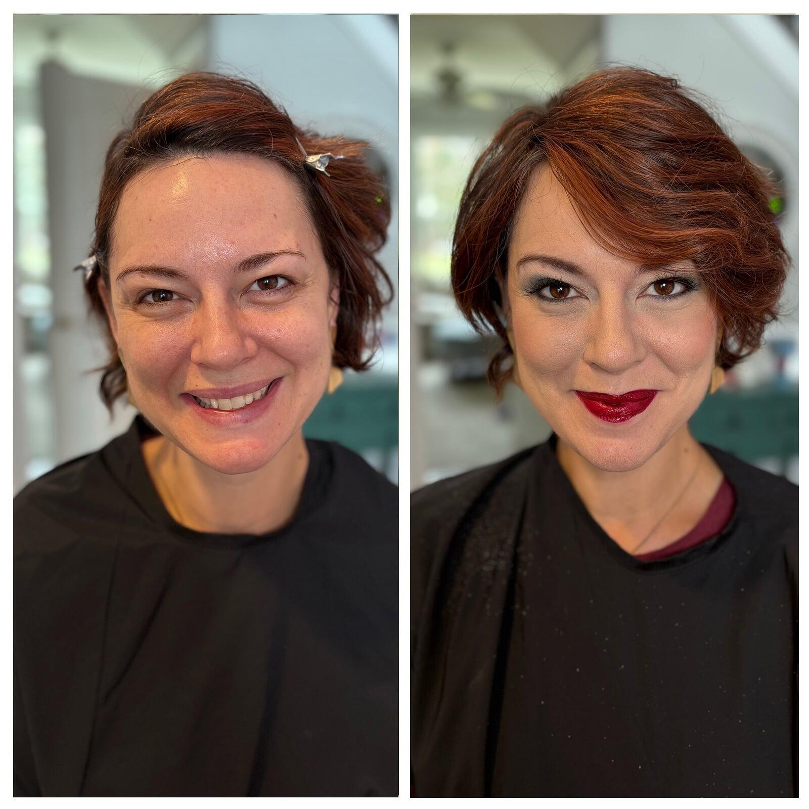 Before and After Toledo Makeup Artistry
